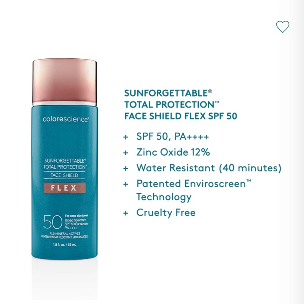 Color science sunforgettable total protection fave shield SPF 50 (fair)